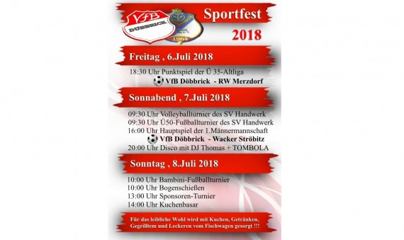 Sportfest vom 06.-08.07.