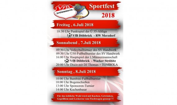 Sportfest vom 06.-08.07.